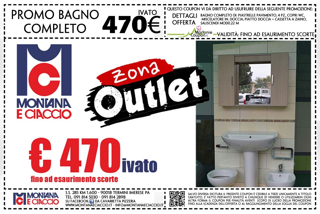 Montana & ciaccio: offerta arredo bagno compreso di box doccia e ... Piastrelle per bagno in offerta