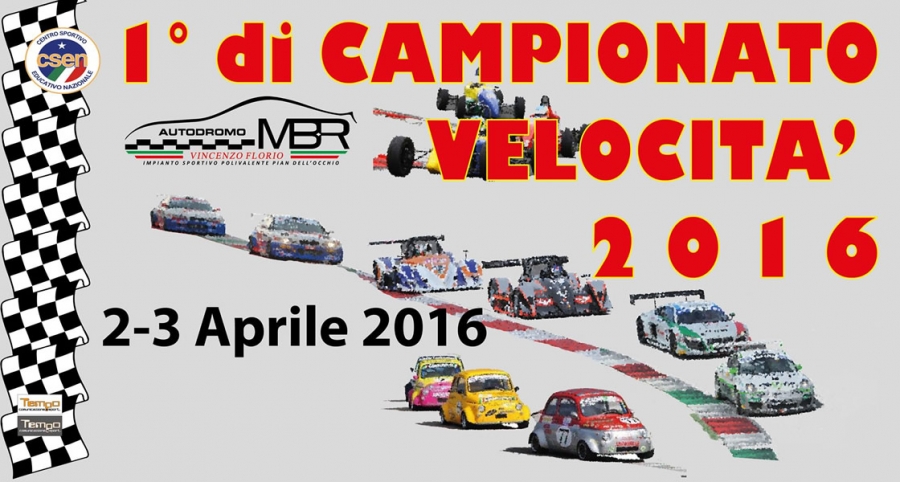 1° Campionato di Velocità in Pista 2016 - 2/3 Aprile Torretta (PA)