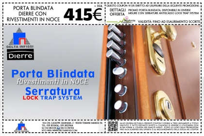 Delta Infissi: Promo Porta Blindata DIERRE 415 Euro